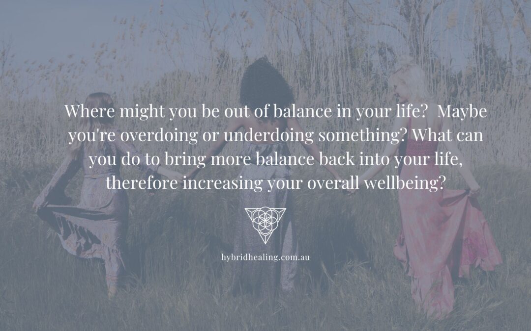 Balance is the key to unlocking well-being.